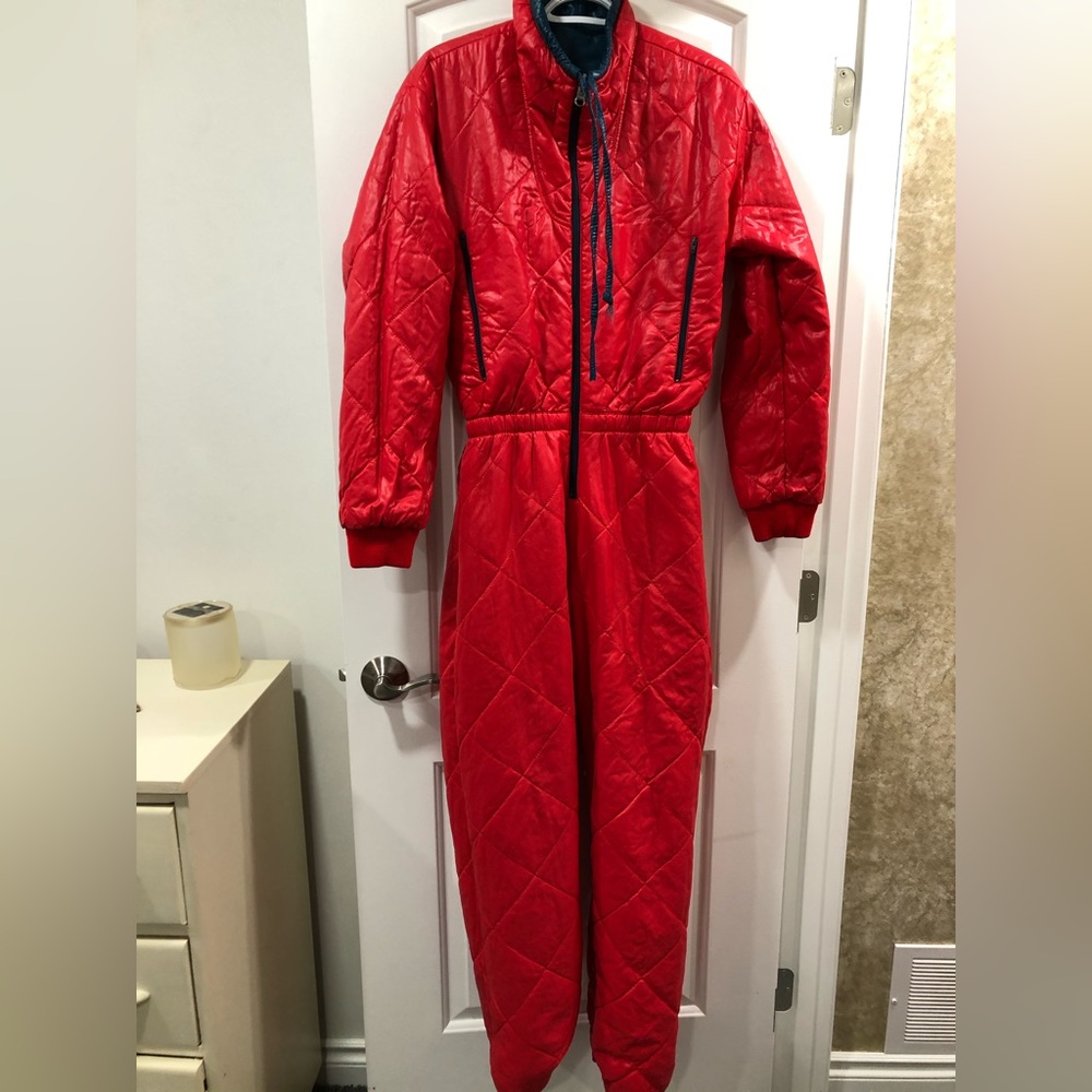 Colmar one piece reversible ski suit